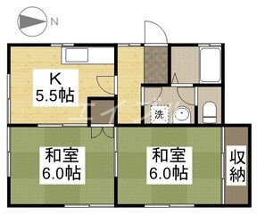 サニーセブン日出の物件間取画像